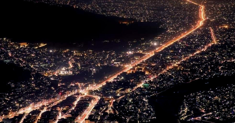 Night View of Butwal View From Nuwakot