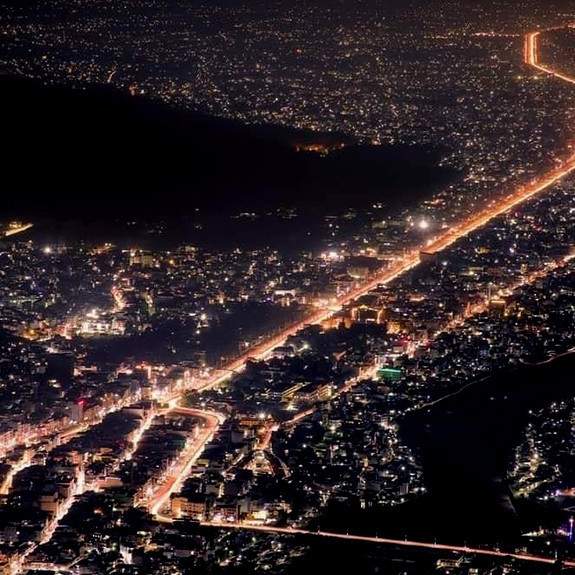 Night View of Butwal View From Nuwakot